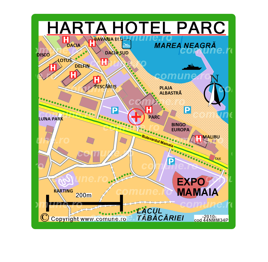 detaliu harta hotel parc